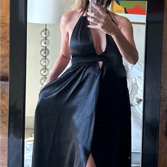 Free People black maxi dress. Perfect condition, gently worn. - Picture 2 of 8